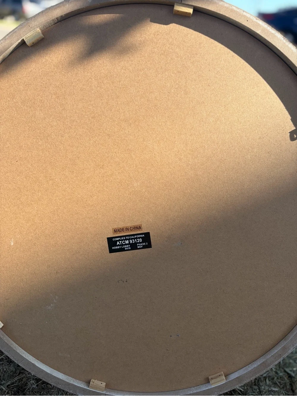 Vintage Round Decorative Mirror